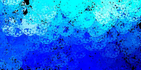 Светло Голубой Векторный Фон Многоугольными Формами Умная Абстрактная Иллюстрация Треугольными — стоковый вектор