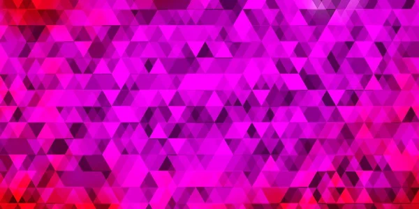 Licht Roze Vector Achtergrond Met Lijnen Driehoeken Gradiënt Driehoeken Abstracte — Stockvector