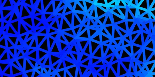 Hellblauer Vektor Polygonaler Hintergrund Neue Farbenfrohe Illustration Mit Formen Von — Stockvektor
