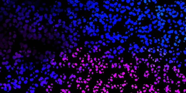 Kaotik şekilli koyu pembe, mavi vektör arkaplan. Soyut tarzda, gradyan formlarda basit tasarım. Reklamlarınız için modern tasarım.