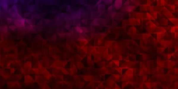 Donkerblauw Rood Vectorsjabloon Met Kristallen Driehoeken Driehoeken Abstracte Achtergrond Met — Stockvector