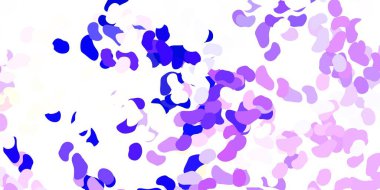 Açık mavi, soyut şekilli kırmızı vektör şablonu. Basit bir şekilde gradyan olan renkli soyut biçimler. Web siteniz için basit illüstrasyon.