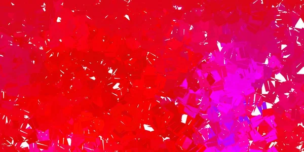 Koyu pembe, kırmızı vektör geometrik çokgen duvar kağıdı. Soyut üçgenlerle dekoratif renkli çizimler. Web uygulamalarınız için duvar kağıdı.