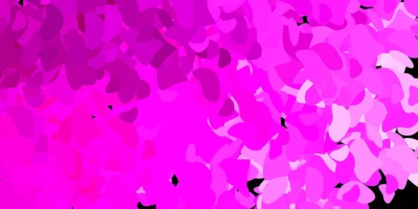 Fondo Vectorial Rosa Claro Con Formas Caóticas Formas Abstractas Coloridas — Vector de stock
