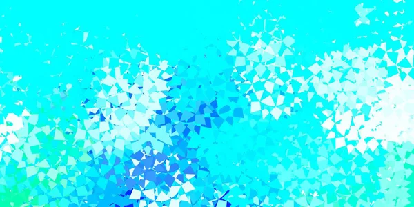 Açık mavi, üçgenli yeşil vektör arkaplan. Modern tarzda üçgen şekilli akıllı soyut çizimler. Insperarion için tasarımı başlat.