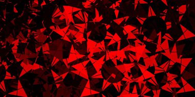 Açık mavi, kristalli sarı vektör şablonu, üçgenler. Üçgen şekilli ışıltılı soyut çizimler. Web siteleri için desen.