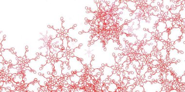 Çizgileri olan açık kırmızı vektör deseni. Soyut bir şekilde gradyan eğimli bir tasvir. İş tanıtımınız için tasarım.