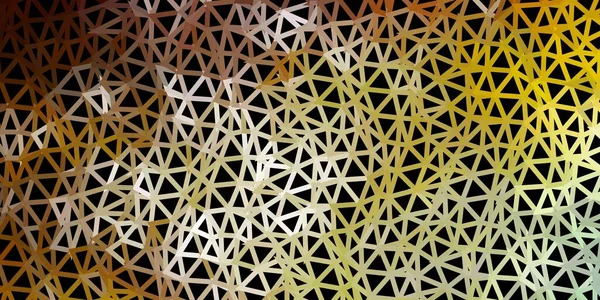 Hellblauer Gelber Vektor Dreieck Mosaik Hintergrund Dekorative Bunte Illustration Mit — Stockvektor