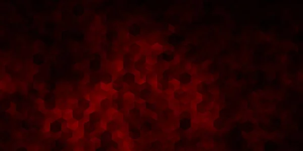 Темно Коричневый Векторный Узор Цветными Шестиугольниками Дизайн Абстрактном Стиле Шестиугольниками — стоковый вектор