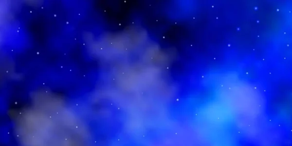 Светло Синий Векторный Фон Цветными Звездами Декоративная Иллюстрация Звездами Абстрактном — стоковый вектор