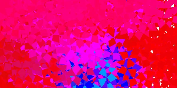 Tmavě Modrá Červená Vektorová Šablona Trojúhelníkovými Tvary Vynikající Abstraktní Ilustrace — Stockový vektor