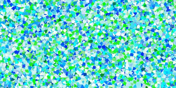 Modèle Vectoriel Bleu Clair Avec Style Polygonal Illustration Avec Ensemble — Image vectorielle
