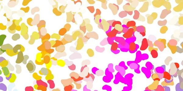 Светлый Многоцветный Векторный Фон Случайными Формами Красочная Иллюстрация Простыми Градиентными — стоковый вектор