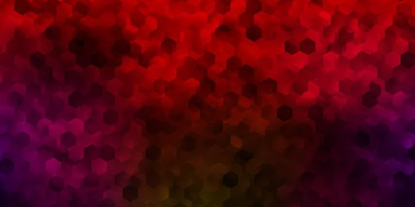Σκούρο Ροζ Κίτρινο Διανυσματικό Φόντο Εξαγωνικά Σχήματα Έξυπνη Αφηρημένη Απεικόνιση — Διανυσματικό Αρχείο