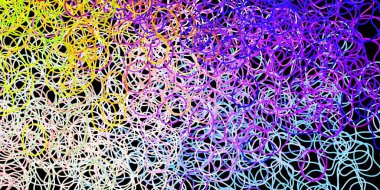 Soyut şekilli koyu renkli vektör deseni. Basit gradyan şekilli renkli bir çizim. Duvar kağıdı seti için zarif tasarım.