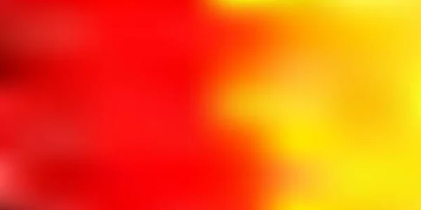 Hellroter Gelber Vektor Verschwommenes Muster Abstrakte Farbenfrohe Illustration Unscharfen Stil — Stockvektor