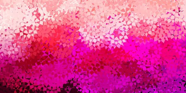 Světle Růžový Vektorový Vzor Mnohoúhelníkovými Tvary Vynikající Abstraktní Ilustrace Rozsahem — Stockový vektor