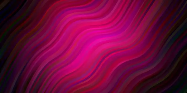 Mørk Pink Vektor Layout Med Cirkulær Bue Abstrakt Gradient Illustration – Stock-vektor