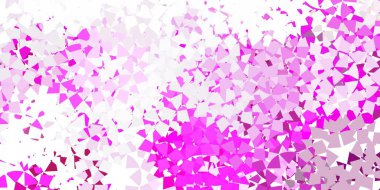 Açık mavi, çizgileri ve üçgenleri olan yeşil vektör düzeni. Soyut arkaplanda renkli eğimli üçgenler. İniş sayfaları için şablon.