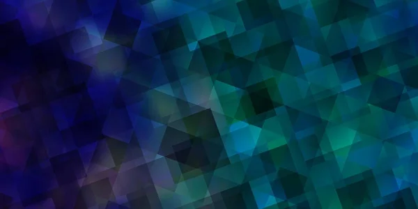 Hellrosa Blauer Vektorhintergrund Mit Linien Dreiecken Glitzernde Abstrakte Illustration Mit — Stockvektor