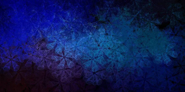 Bleu Foncé Fond Vectoriel Rouge Avec Des Taches Illustration Abstraite — Image vectorielle