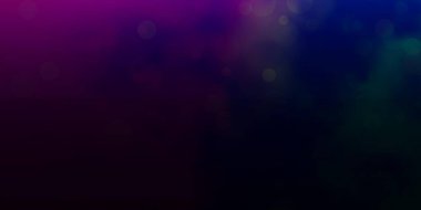 Açık pembe, daire şekilli mavi vektör düzeni. Renkli damlaları olan soyut parlak bir illüstrasyon. Broşürler, broşürler için desen.