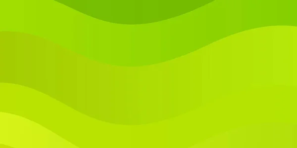 Vert Clair Texture Vectorielle Jaune Avec Des Courbes Échantillon Géométrique — Image vectorielle