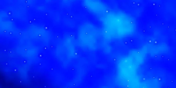 Plantilla Vectorial Light Blue Con Estrellas Neón Ilustración Colorida Estilo — Vector de stock