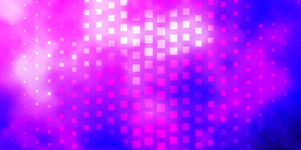 Светло Фиолетовый Векторный Узор Квадратном Стиле Иллюстрация Набором Прямоугольников Градиента — стоковый вектор