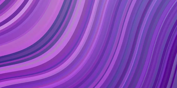 Light Purple Vektor Hintergrund Mit Bögen Bunte Illustration Die Aus — Stockvektor
