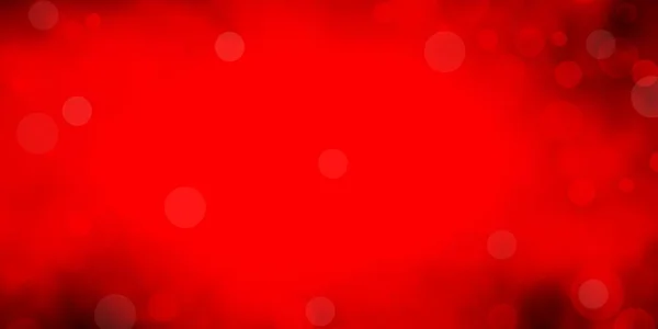 Modèle Vectoriel Rouge Foncé Avec Sphères Illustration Colorée Avec Des — Image vectorielle