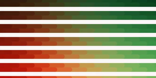 Vert Clair Motif Vectoriel Rouge Avec Lignes Illustration Abstraite Géométrique — Image vectorielle