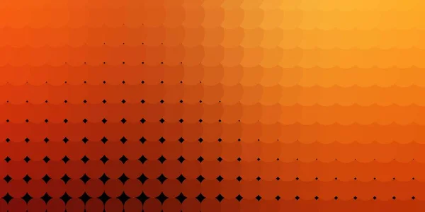 Fondo Vectorial Naranja Oscuro Con Puntos Discos Coloridos Abstractos Sobre — Vector de stock