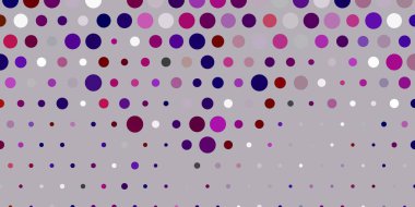 Açık pembe, daire şekilli kırmızı vektör düzeni. Doğa tarzında renkli noktaları olan soyut illüstrasyon. Duvar kağıtları, perdeler için desen.