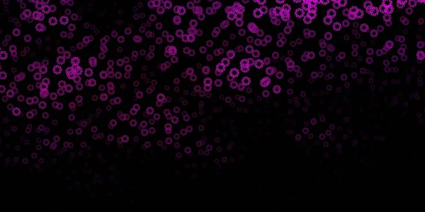 Темно Розовый Векторный Отрезок Точками Красочная Иллюстрация Градиентными Точками Стиле — стоковый вектор