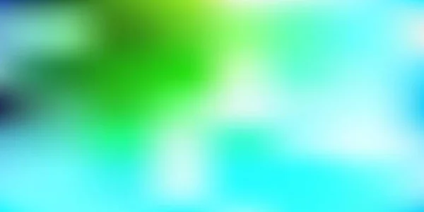 Modello Sfumato Gradiente Vettoriale Azzurro Verde Illustrazione Astratta Colorata Con — Vettoriale Stock