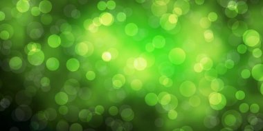 Daireli koyu yeşil vektör arkaplanı.