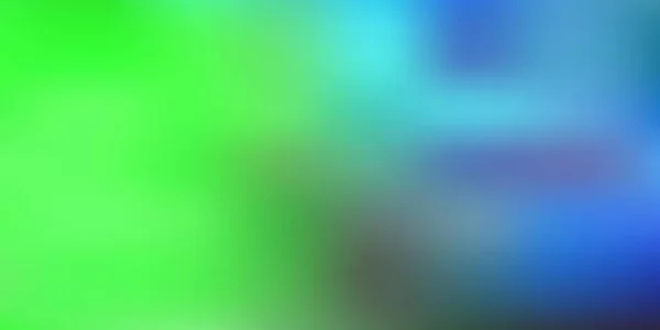 Lichtblauwe Groene Vector Wazige Textuur Abstracte Kleurrijke Illustratie Met Vervaging — Stockvector