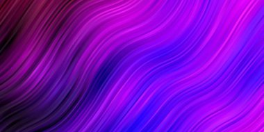 Eğri çizgileri olan hafif Mor vektör şablonu.