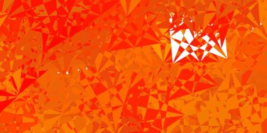 Koyu yeşil, rastgele üçgenli sarı vektör dokusu. Soyut tarzda, üçgen ve çizgilerle basit bir tasarım. Terfi modelleri.