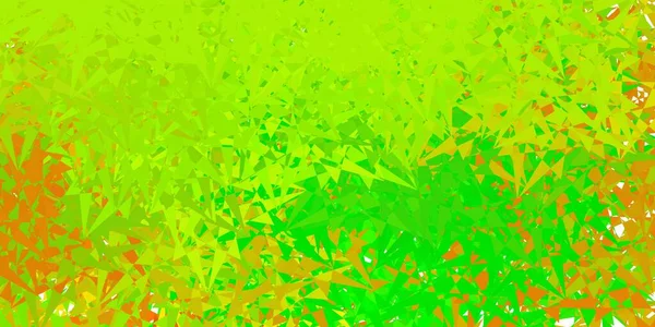 Σκούρο Πράσινο Κίτρινο Διανυσματικό Μοτίβο Πολυγωνικά Σχήματα Εικονογράφηση Υλικού Ιστού — Διανυσματικό Αρχείο