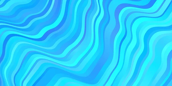 Světelný Vektorový Obrazec Blue Křivkami Barevný Geometrický Vzorek Křivkami Sklonu — Stockový vektor