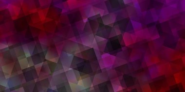 Açık kırmızı, üçgen biçiminde sarı vektör dokusu. Renkli üçgenlerin olduğu bir resim. Terfileriniz için tasarım.