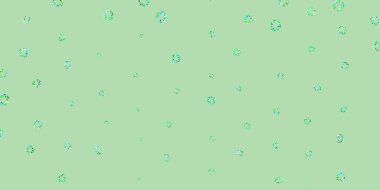 Noktalı ışık çok renkli vektör arkaplanı. Renkli damlaları olan soyut parlak bir illüstrasyon. Reklamlarınız için tasarım.