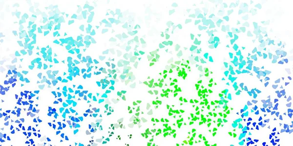 Светло Голубая Зеленая Векторная Текстура Мемфисами Иллюстрация Красочными Формами Абстрактном — стоковый вектор