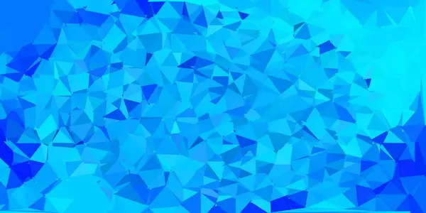 Hellblaue Vektor Geometrische Polygonale Tapete Dekorative Bunte Illustration Mit Abstrakten — Stockvektor