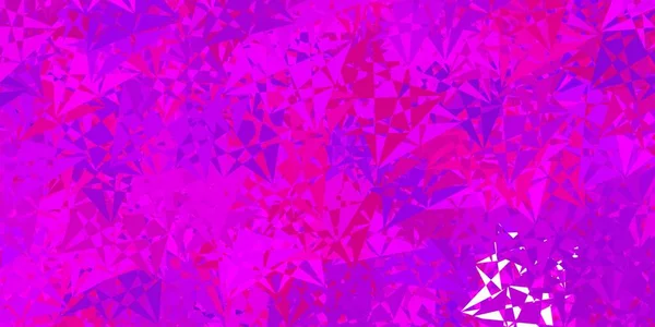 Modèle Vectoriel Rose Clair Bleu Avec Des Formes Polygonales Illustration — Image vectorielle