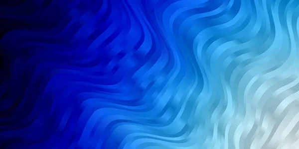 Светло Голубая Векторная Текстура Кривыми Линиями — стоковый вектор