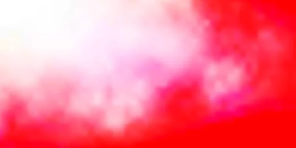 Diseño Vector Rojo Claro Con Nubes — Vector de stock