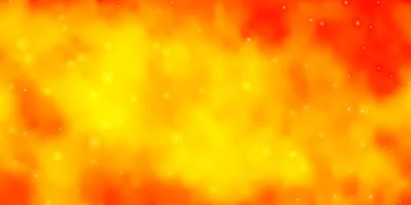 ネオン星とライトオレンジベクトルテンプレート 星と現代の幾何学抽象的なイラスト 携帯電話のテーマ — ストックベクタ